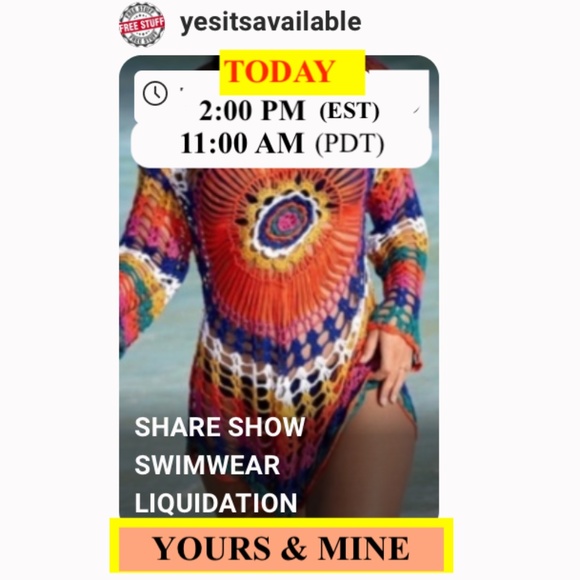 yesitsavailable Other - OPENING 20 slots for YOUR items RIGHT NOW HIRRY -YOURS & MINE SWIMWEAR